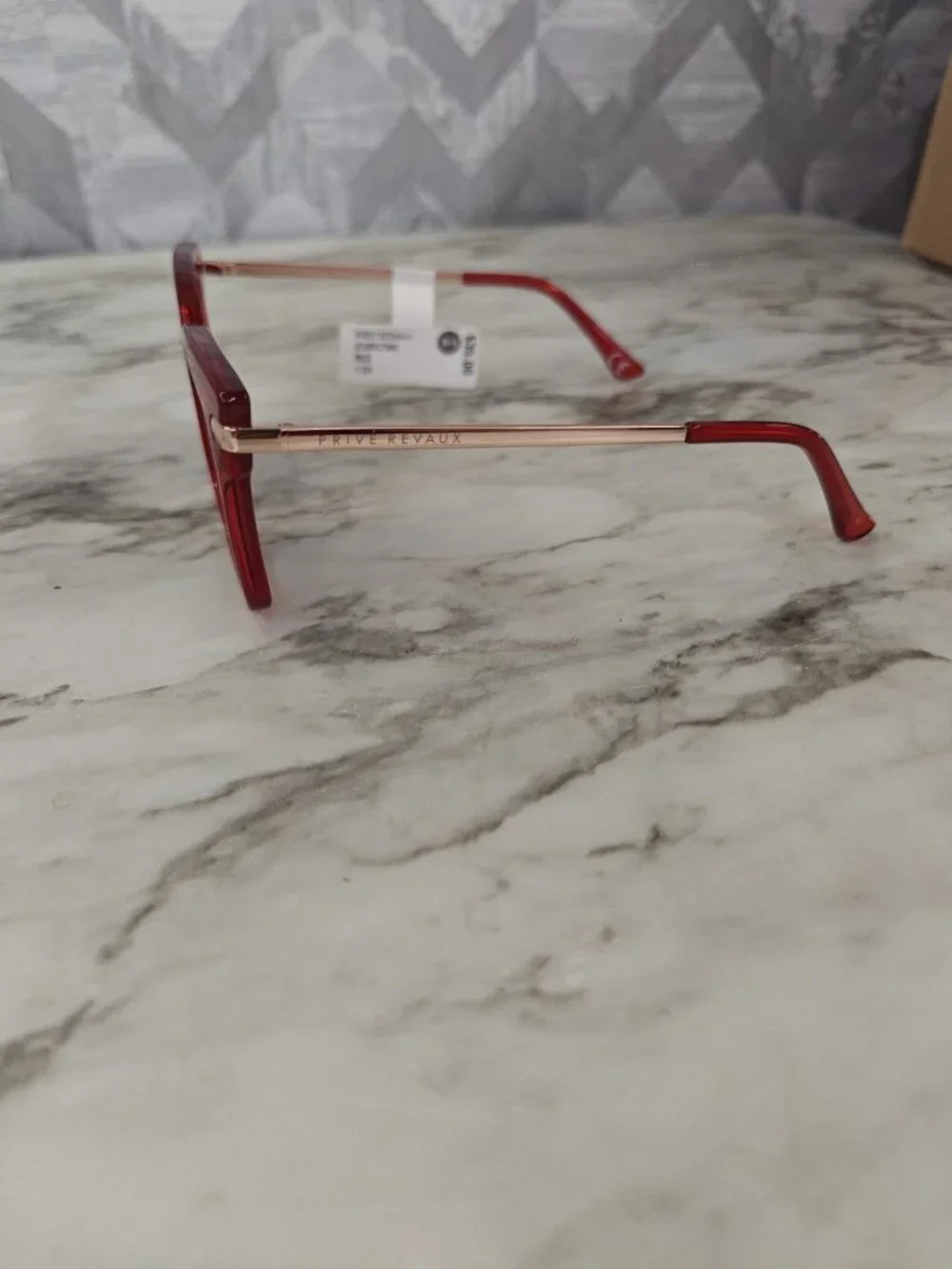 PRIVÉ REVAUX Rx’able Polarized Sunglasses, To Collins, Red, Cat Eye, 52-20-142